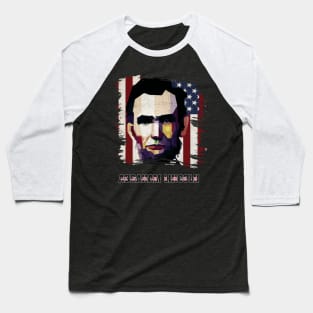 Abraham Lincoln Baseball T-Shirt